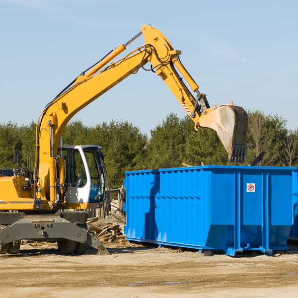 can i choose the location where the residential dumpster will be placed in Tomball TX